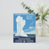 Nationaal Park Yellowstone Briefkaart (Staand voorkant)
