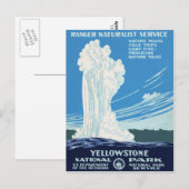 Nationaal Park Yellowstone Briefkaart (Voorkant / Achterkant)