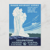 Nationaal Park Yellowstone Briefkaart (Voorkant)