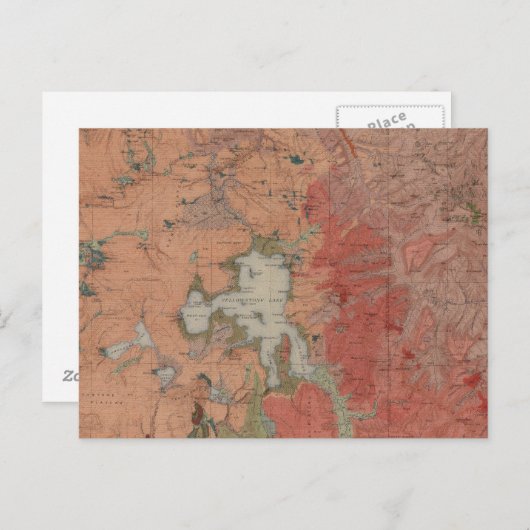 Nationaal Park Yellowstone Briefkaart (Voorkant / Achterkant)