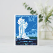 Nationaal Park Yellowstone Briefkaart (Staand voorkant)