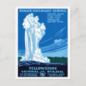 Nationaal Park Yellowstone Briefkaart (Voorkant)