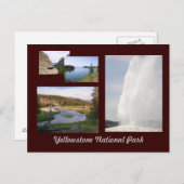 Nationaal Park Yellowstone Briefkaart (Voorkant / Achterkant)
