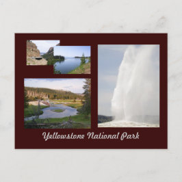 Nationaal Park Yellowstone Briefkaart