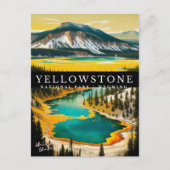 NATIONAAL PARK YELLOWSTONE BRIEFKAART (Voorkant)
