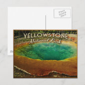 Nationaal Park Yellowstone Briefkaart (Voorkant / Achterkant)