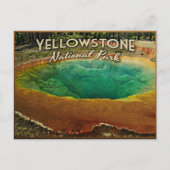 Nationaal Park Yellowstone Briefkaart (Voorkant)