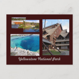 Nationaal Park Yellowstone Briefkaart