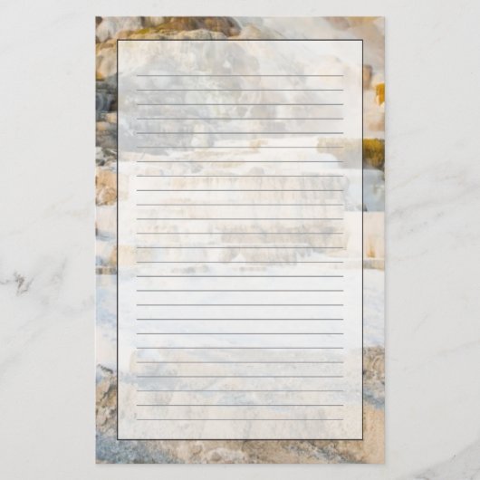 Nationaal Park Yellowstone Briefpapier (Voorkant)