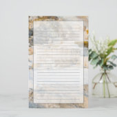 Nationaal Park Yellowstone Briefpapier (Staand voorkant)