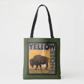 Nationaal park Yellowstone | Buffels Tote Bag (Voorkant)