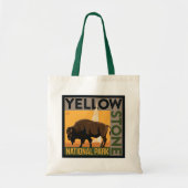 Nationaal park Yellowstone | Buffels Tote Bag (Voorkant)
