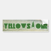 Nationaal Park Yellowstone Bumpersticker (Voorkant)