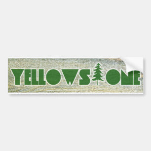 Nationaal Park Yellowstone Bumpersticker