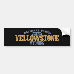 Nationaal Park Yellowstone Bumpersticker