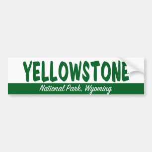 Nationaal Park Yellowstone Bumpersticker
