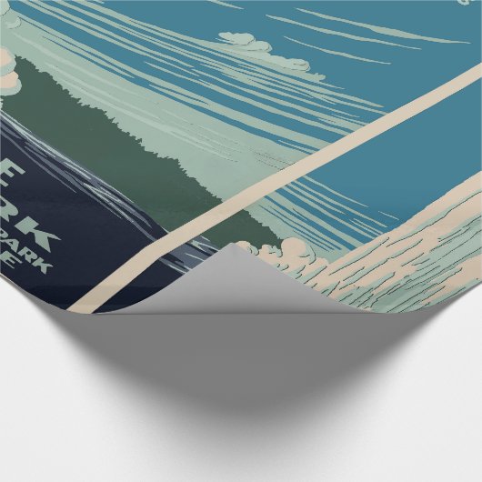 Nationaal Park Yellowstone Cadeaupapier (Hoek)