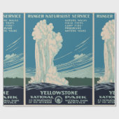 Nationaal Park Yellowstone Cadeaupapier (Vlak)