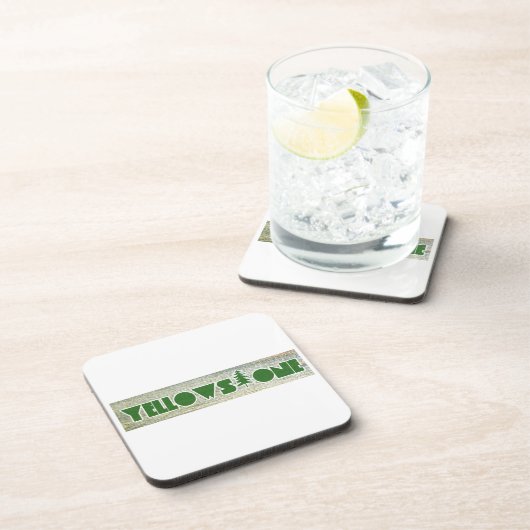 Nationaal Park Yellowstone Drankjes Onderzetter (Rechterzijde)