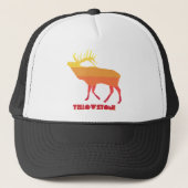 Nationaal park Yellowstone Elk Trucker Pet (Voorkant)