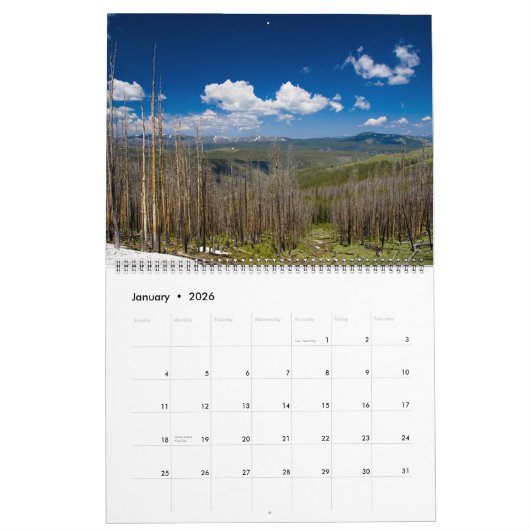 Nationaal park Yellowstone en Grand Teton 2011 Kalender (Jan 2026)
