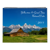 Nationaal park Yellowstone en Grand Teton 2011 Kalender (Hoes)