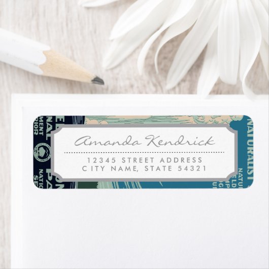 Nationaal Park Yellowstone Etiket (Insitu)