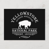 Nationaal park Yellowstone Feestdagenkaart (Voorkant)