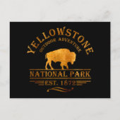 Nationaal park Yellowstone Feestdagenkaart (Voorkant)