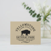Nationaal park Yellowstone Feestdagenkaart (Staand voorkant)