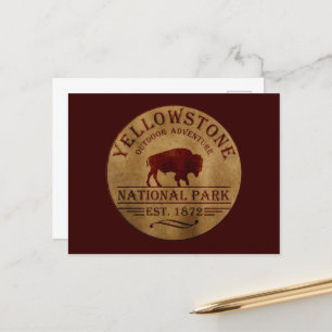 Nationaal park Yellowstone Feestdagenkaart
