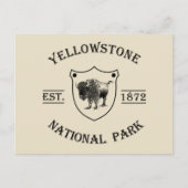 Nationaal park Yellowstone Feestdagenkaart (Voorkant)