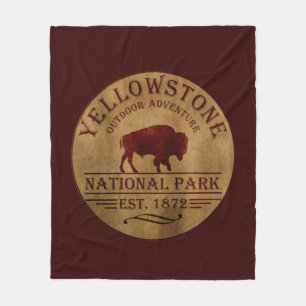 Nationaal park Yellowstone Fleece Deken