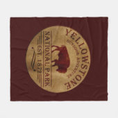Nationaal park Yellowstone Fleece Deken (Voorkant (Horizontaal))