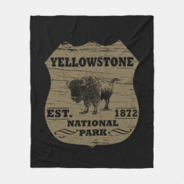 Nationaal park Yellowstone Fleece Deken