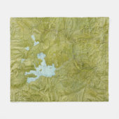 Nationaal Park Yellowstone Fleece Deken (Voorkant (Horizontaal))