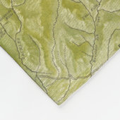 Nationaal Park Yellowstone Fleece Deken (Hoek)