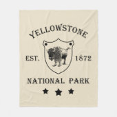 Nationaal park Yellowstone Fleece Deken (Voorkant)