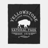 Nationaal park Yellowstone Fleece Deken (Voorkant)
