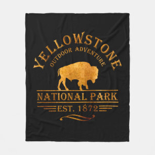 Nationaal park Yellowstone Fleece Deken