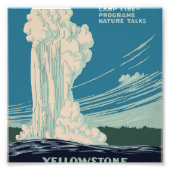 Nationaal Park Yellowstone Foto Afdruk (Voorkant)