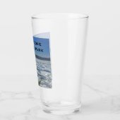 Nationaal park Yellowstone Frozen Lake Photo Glas (Links)