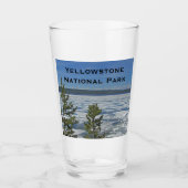 Nationaal park Yellowstone Frozen Lake Photo Glas (Voorkant)