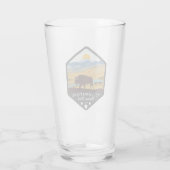 Nationaal Park Yellowstone Glas (Achterkant)