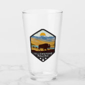 Nationaal Park Yellowstone Glas (Voorkant)