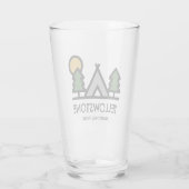 Nationaal Park Yellowstone Glas (Achterkant)