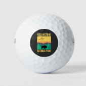 Nationaal Park Yellowstone Golfballen (Voorkant)