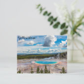 Nationaal park Yellowstone Grand Prismatic Spring Briefkaart (Staand voorkant)