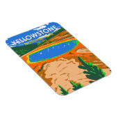 Nationaal park Yellowstone Grand Prismatic Spring Magneet (Rechterzijde)