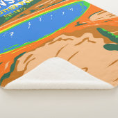 Nationaal park Yellowstone Grand Prismatic Spring Sherpa Deken (3/4)